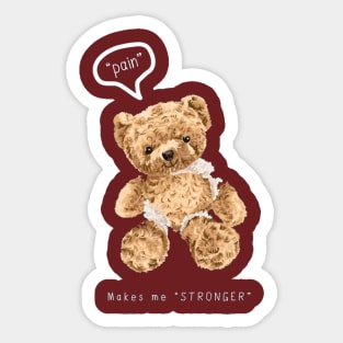 Bear toy Sticker